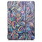 Tri-Fold Printing Tablet Case Cover for Lenovo Tab E10 Tablet - Tree leaves