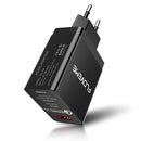 FLOVEME QC3.0 Fast Travel Wall USB Charger Adapter EU Plug For Smart Phone Tablet Camera