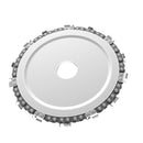 Drillpro 5 Inch Grinder Chain Disc 22mm Arbor 14 Teeth Wood Carving Disc For 125mm Angle Grinder
