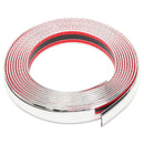 20ft 30mm Sliver Self Adhesive Car Edge Styling Car Moulding Trim Strip Crash Guard Protector