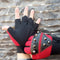 FAITH PRO Hunting Sports Tactical Half Finger Leather Cooler Motorcycle Bike Anti Skid Gloves