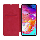 NILLKIN Flip Card Slots Full Cover PU Leather PC Protective Case For Samsung Galaxy A70 2019