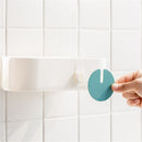 Jordan&Judy Multi-function Plastic Hair Dryer Rack No Drilling Hole Toilet Bathroom Storage Rack
