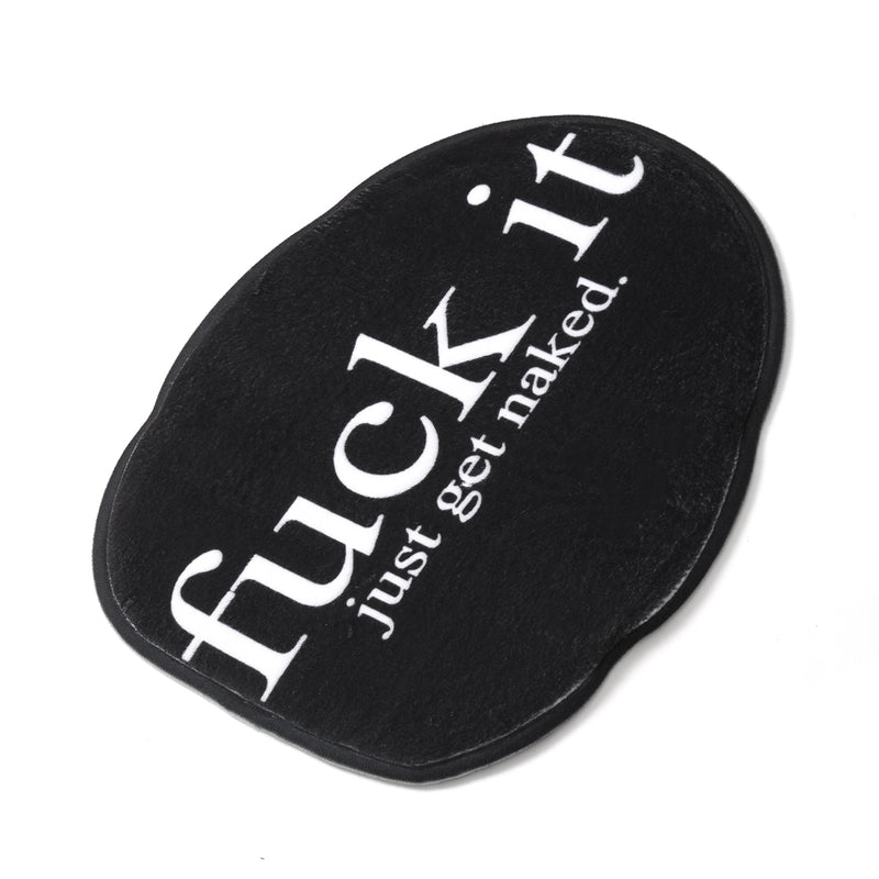 3Pcs Non-slip Word Design Pedestal Lid Mat Bath Toilet Seat Cover Carpet Rug Set