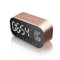 yAyusi S2 Dual Units Wireless bluetooth Speaker LED Display Mirror Alarm Clock FM Radio Subwoofer