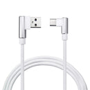 Bakeey 90 Degree Angle 2A Type C Fast Charging Data Cable 3.28ft/1m for Xiaomi Mi Max 3 Pocophone F1