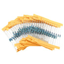 300Pcs 1% 1/4W Metal Film Resistor Resistance 30 Values Assortment Kit
