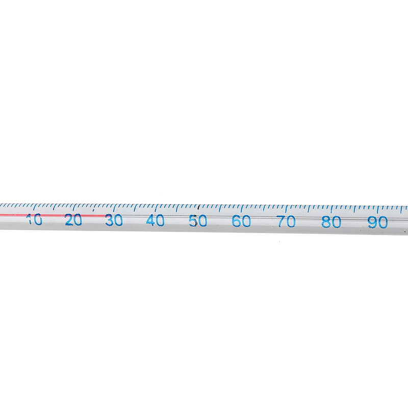 12" -30 to 100 Celsius Degree Glass Thermometer Red Spirit Liquid Total Immersion Laboratory