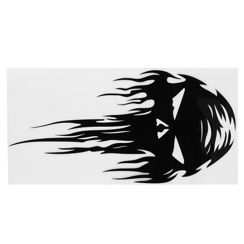 11.75x 6inch Universal Car Motorcycle Bike Drip Skull Gas Tank Decal Sticker