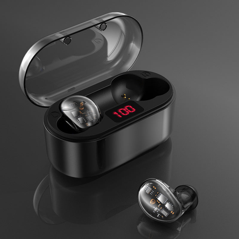 Bakeey X7 TWS Wireless bluetooth 5.0 Earphone HiFi Bass Active Noise Cancelling Touch Control Transparent Headphone with Mic