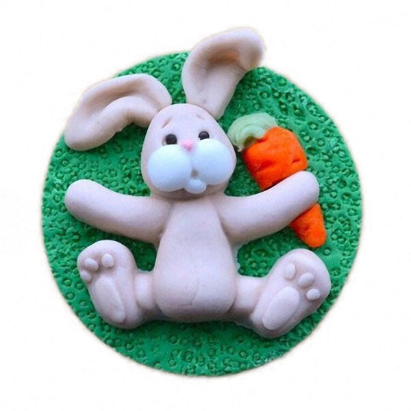 3D RABBIT Easter Bunny Silicone Mould Fondant Cake Baking Molds M116  Kitchen Accessories