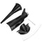 3pcs Crankcase Fill+Primary Case Oil Fill+Drip-Free Oil Funnel Kit For Harley Motorcycle Black