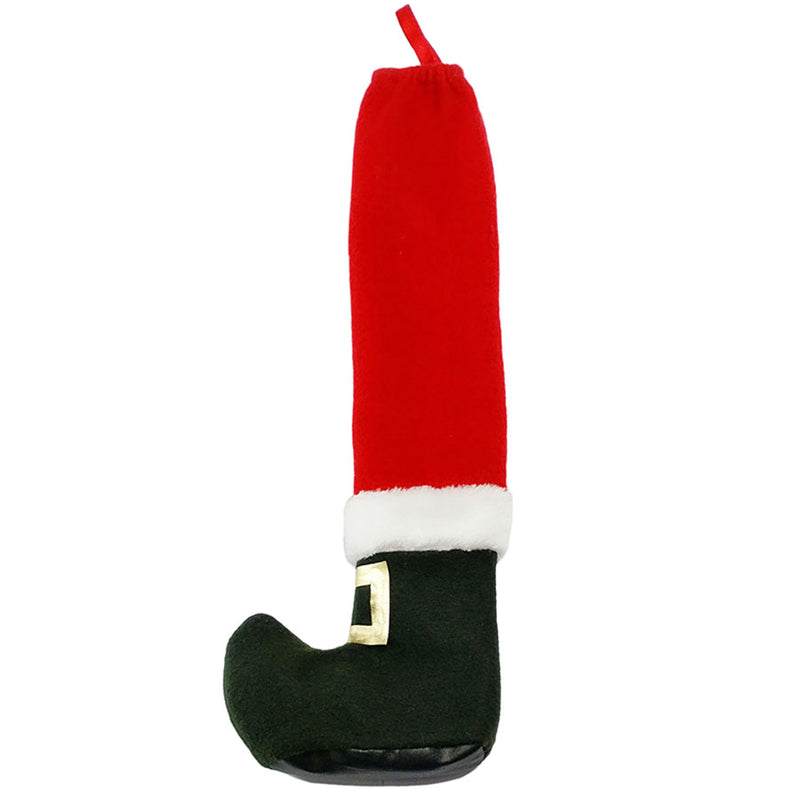 4Pcs Christmas Red Table Chair Legs Feet Sock Sleeve Cover Floor Protector Tables Leg Covers Party