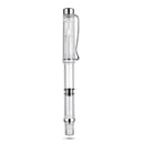 Wing Sung 3009 Writing Brush Pen 142mm Length Transparent Brush Pen Screw Cap For School Office