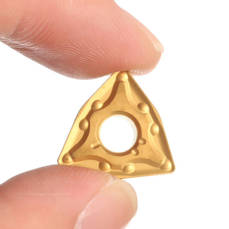 10pcs WNMG0804 Titanium Coated Carbide Insert WNMG432 Cutting Tool For CNC Stainless Tool