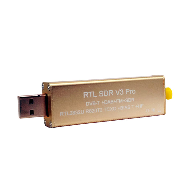 RTL SDR Receiver V3 Pro With Chipset rtl2832 rtl2832u r820t2 for Ham Radio SDR RTL for 500 Khz-2 GHz UHF VHF HF AM FM