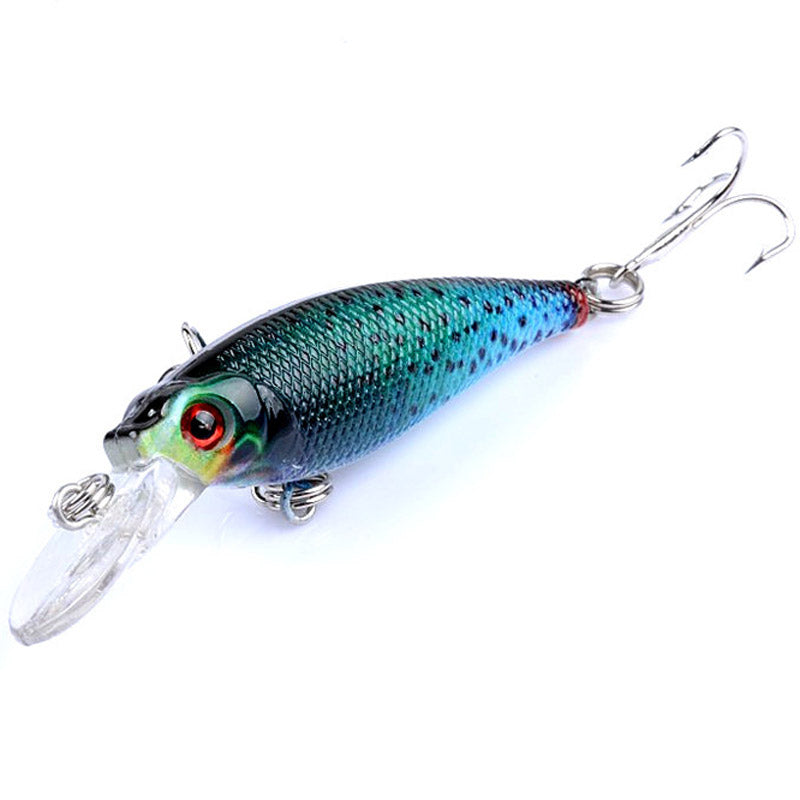 ZANLURE 6PCS 6.5cm 5g Minnow Fishing Lure Bass Hard Bait Plastic Artificia Bait With Fishing Hooks