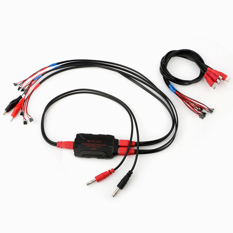 W106 Android Phones DC Power Supply Cable Phone Repair Test Wire for Samsung Huawei Xiaomi Power Cable Charging Wire Line