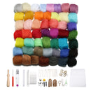 50 Color Felting Needles Starter Kits Mat Wool Fibre Needle Sewing Tools