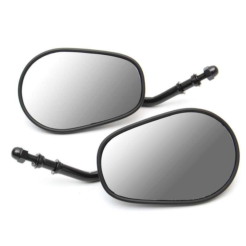 8mm Rear View Side Mirror Fits For Harley Davidson Sportster Touring XL 883