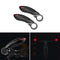 XANES HL01 1 Pair Bicycle Handlebar Light Cycling Bike Light 3 Modes Red Warning Lamp Waterproof IPX6 Turn Signals
