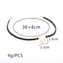 Simple Deerskin V-shaped Pendant Necklace