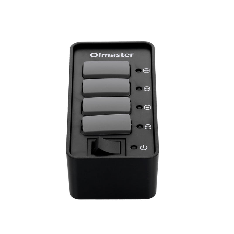 OImaster HB-8517U3 USB3.0 4 Ports Adapter 5Gbps with Dustproof Cap Switch Connector USB Hub for PC Laptop