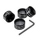 4pcs Spark Plug Motorcycle Head Bolt Cap Cover For Harley Twin Cam Touring 1999-17 & Sportster