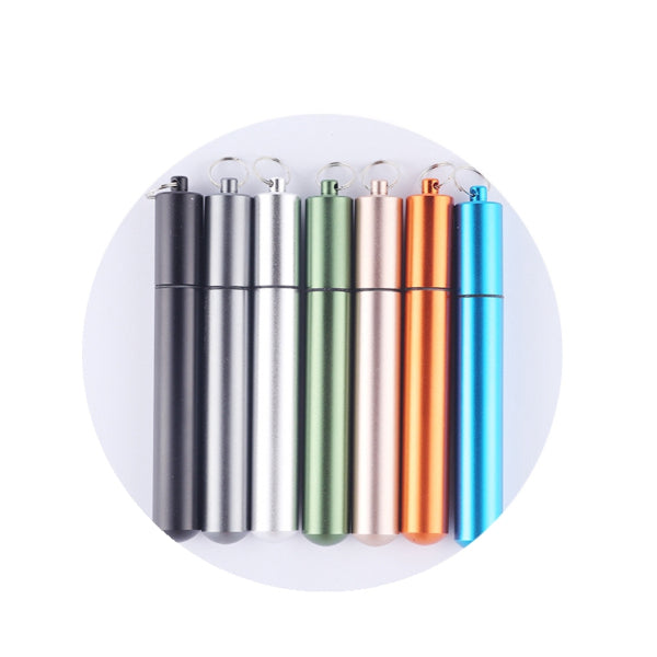 ShineTrip Telescopic Reusable Straws Portable Foldable Straw Stainless Steel Metal Drinking Straw with Travel Case & Cleaning Brush