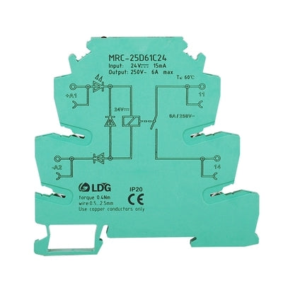 24V Relay Board Solid State Relay MRC-25D61C24 Intermediate Relay Ultra-thin Relay Module