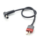 T Plug/XT60 to DC Right-Angle Power Supply Cable Lipo Battery Charger Cable Adapter for DJI FPV Goggles Video Glasses