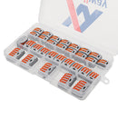 Excellway 30Pcs 2/3/5 Holes Spring Conductor Terminal Block Electric Cable Wire Connector