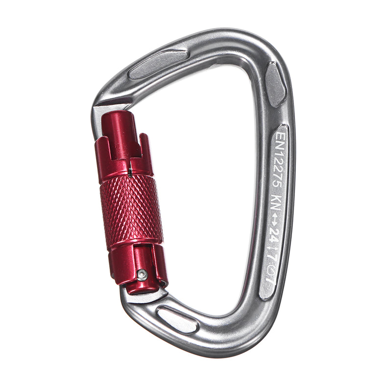 Auto-locking Carabiner D Shaped Clips for Mountain Rock Climbing Arborist Rescue