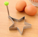 Kitchen Stainless steel Cute Shaped Fried Egg Mold Pancake Rings Mold