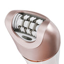 2 in 1 Women Cordless Electric Hair Remover Epilator 2 Speeds Rechargeable Waterproof Dry& Wet Razor Trimmer with LED Light
