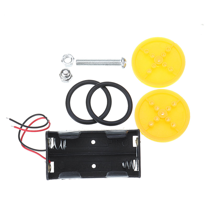 DIY D2-3 Intelligent Tracking Infrared Obstacle Avoidance Car Kit 51 Single Chip Smart Car Kits