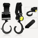 2Pcs Stroller Accessories Organizer for Wheelchair Hooks Baby Pram Throne