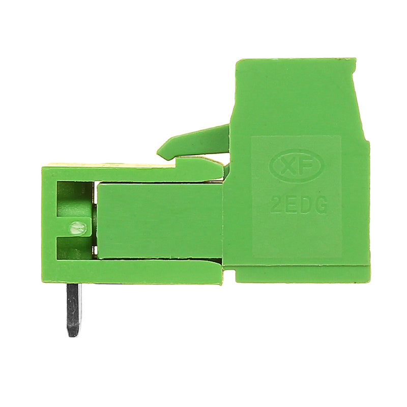 5.08mm Pitch 2Pin Plug in Screw PCB Dupont Cable Terminal Block Connector Right Angle