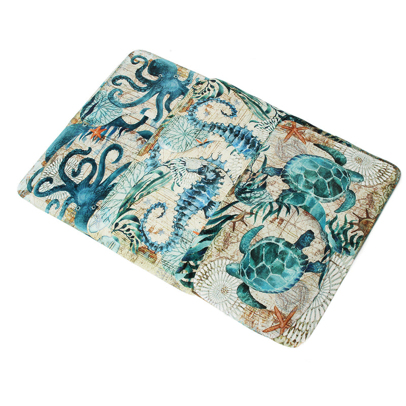 Bathroom Toilet Camping Mat Set Non Slip Carpet Rug PVC Seat Cover Cushion Home Decorations