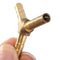 6/8/10MM Brass Connector Gardening Hose ''Y'' Plumbing Fittings Gas Hose Tee