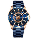 CURREN 8359 Calendar Full Steel Business Style Men Watch Waterproof Quartz Watch