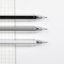 XIAOMI Ecosystem Deli A025B-01 12 Pcs/box Full Needle 0.38mm 0.5mm Gel Pen Transparent Barrels Black Ink Simple Writing Signing Pens Office School Supplies