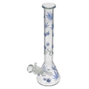 Transparent Pipe Maple Leaf Detachable Glass Bowl Pipe Bottle Full Flavor Eliminate Unwanted Odors