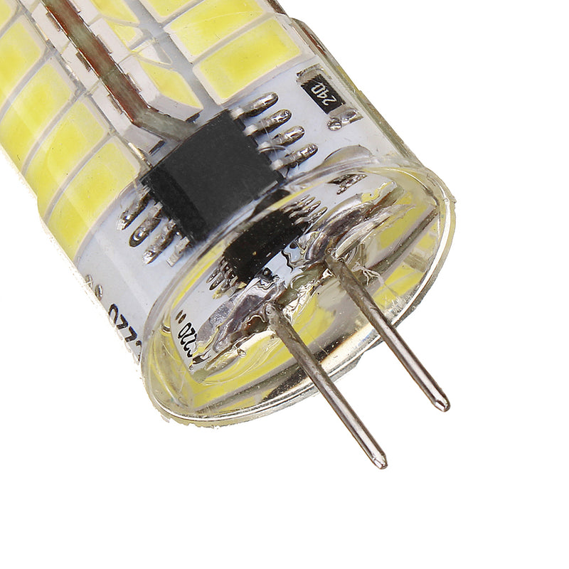 G4 6W Warm White/Pure White 5730 SMD 80LED Silicone Dimmable LED Bulb AC110V/220V