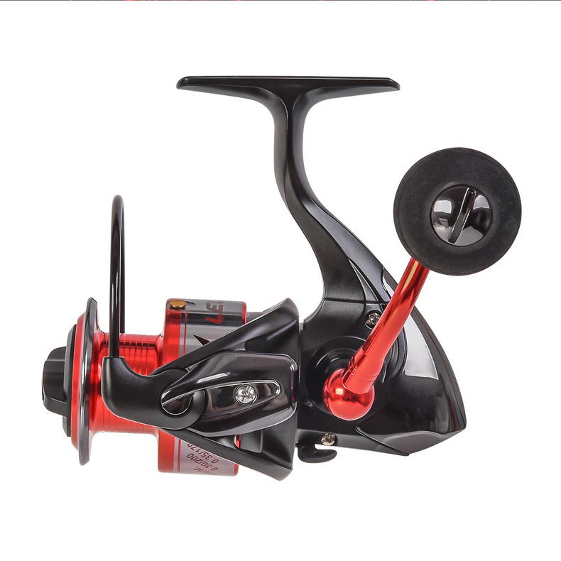 LEO 5.5:1 Fishing Reel Aluminum Alloy Folding Arm Left Right Interchange Fishing Wheel Outdoor Fishing Tool