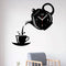 Emoyo ECY018 DIY Creative Teapot Head Wall Clock Animal Wall Clock For Home Office Decorations