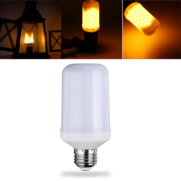 E27 5W 1800K SMD2835 99LEDs Yellow Blinking Breathing General Lighting Flame Light Bulb AC110-240V