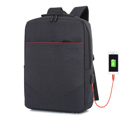 FLAMEHORSE Laptop Multifunctional  Pure Color Business Casual  Backpack USB Charging  Trolley Bag