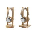 Bamboo Wood Headphone Holder Stand Headset Mount Bracket Desktop Headphone Stand