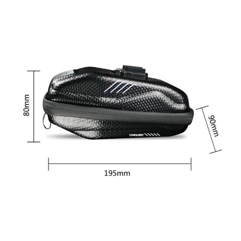 0.8L Waterproof Tail Rear Tube MTB Bike Cycling Bicycle Bag Wear Resistance EVA